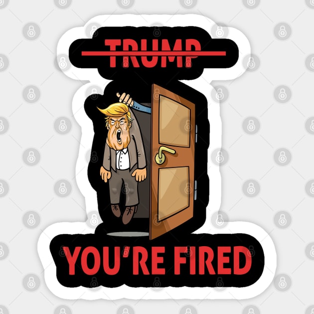 donald you're fired Sticker by Ghani Store